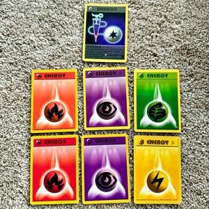Lot Of 7 - Pokemon Energy Cards